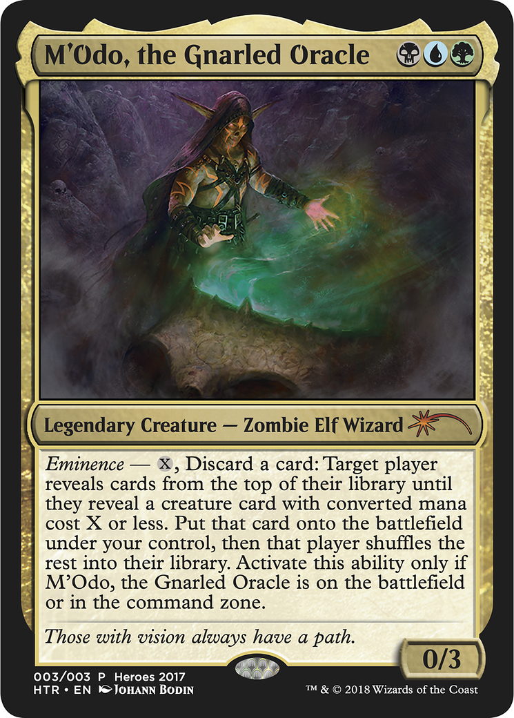 Image of M'Odo, the Gnarled Oracle (UMP-003) - 2017 Heroes of the Realm