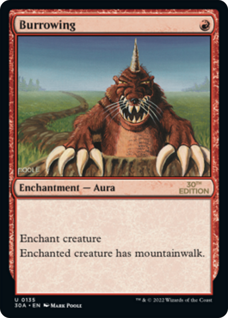 Image of Burrowing (30A-135) - 30th Anniversary Edition