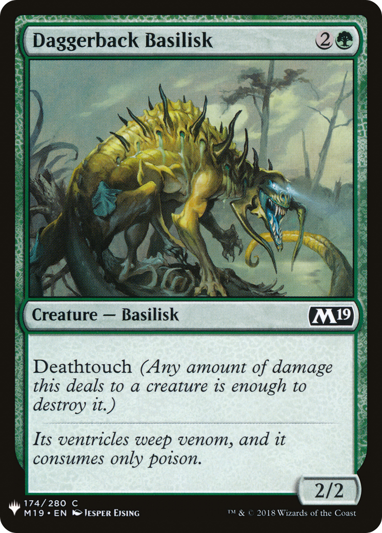 Image of Daggerback Basilisk (LIST-174) - The List