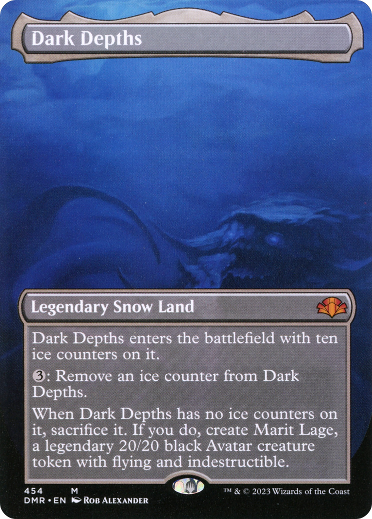 Image of Dark Depths (Borderless) (DMR-454) - Dominaria Remastered (Borderless) Foil