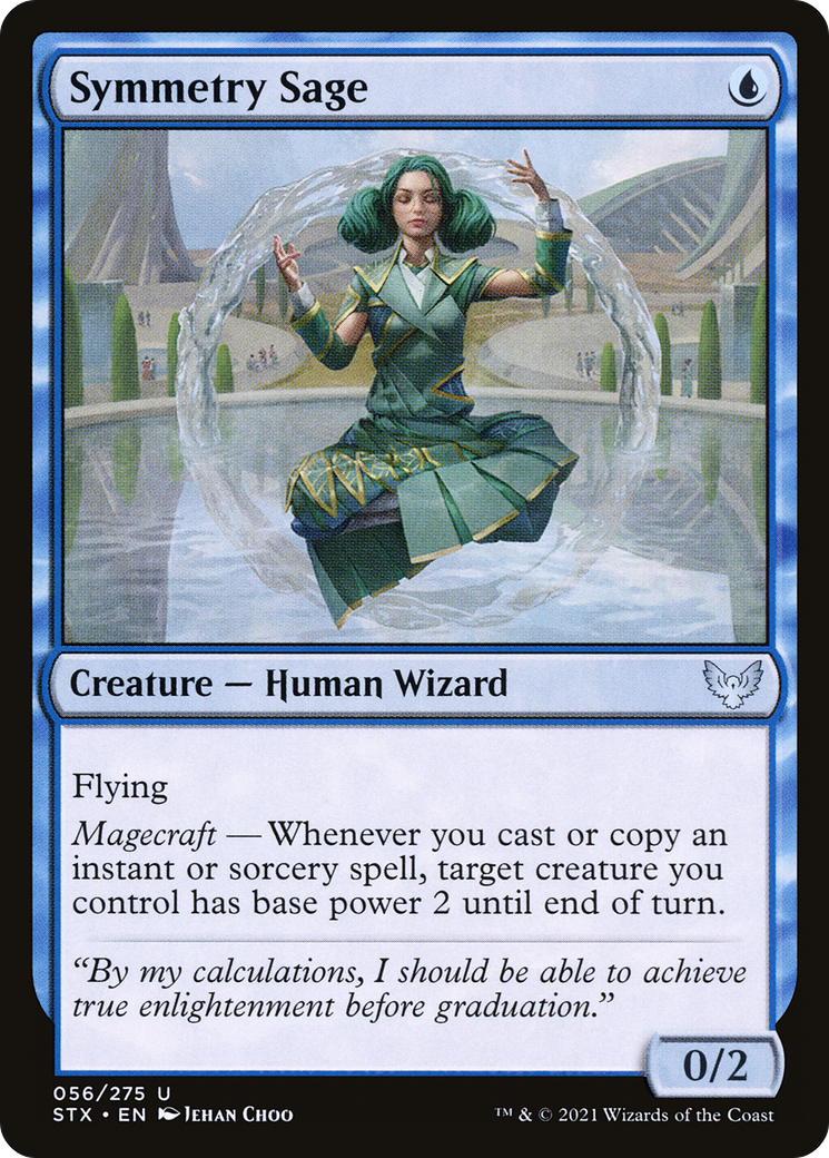 Image of Symmetry Sage (STX-056) - Strixhaven: School of Mages