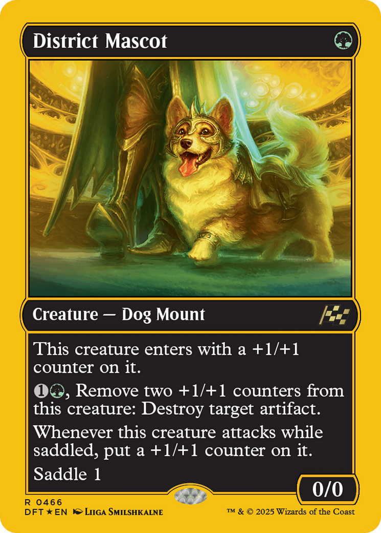 Image of District Mascot (First-Place Foil) (DFT-466) - Aetherdrift Foil