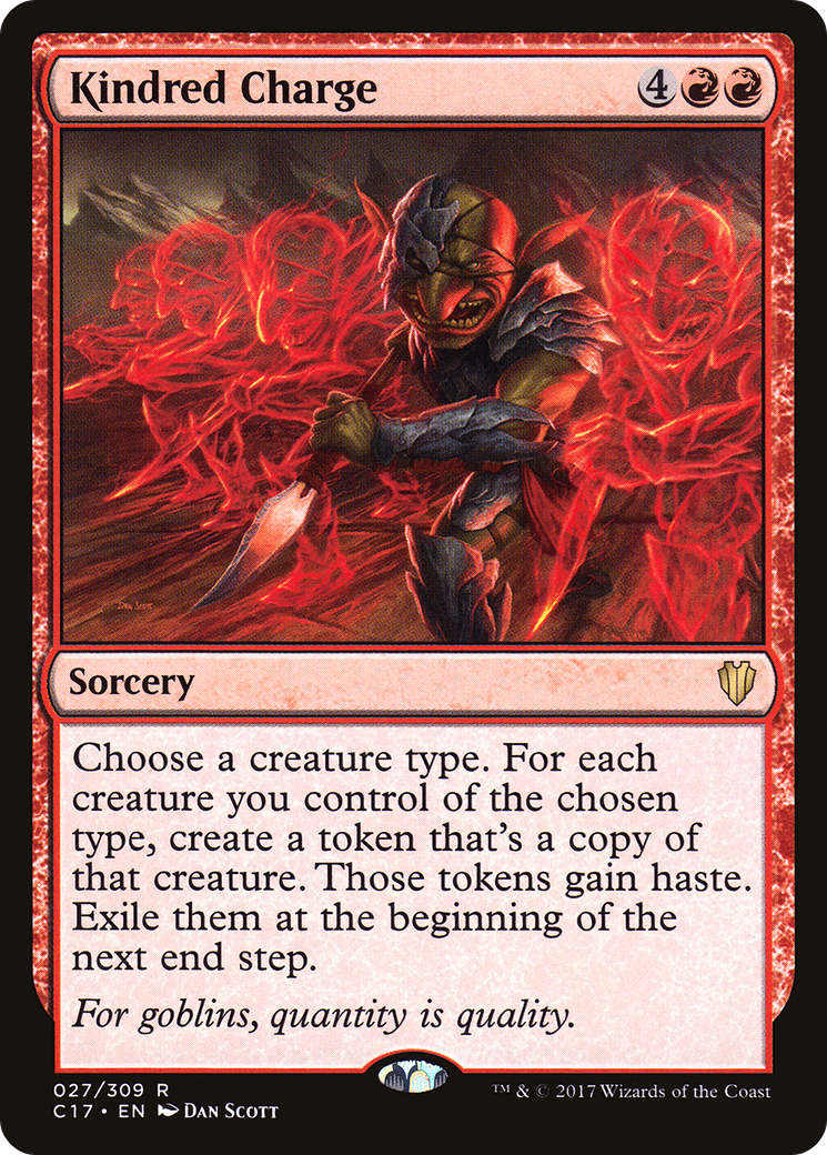 Image of Kindred Charge (C17-027) - Commander 2017