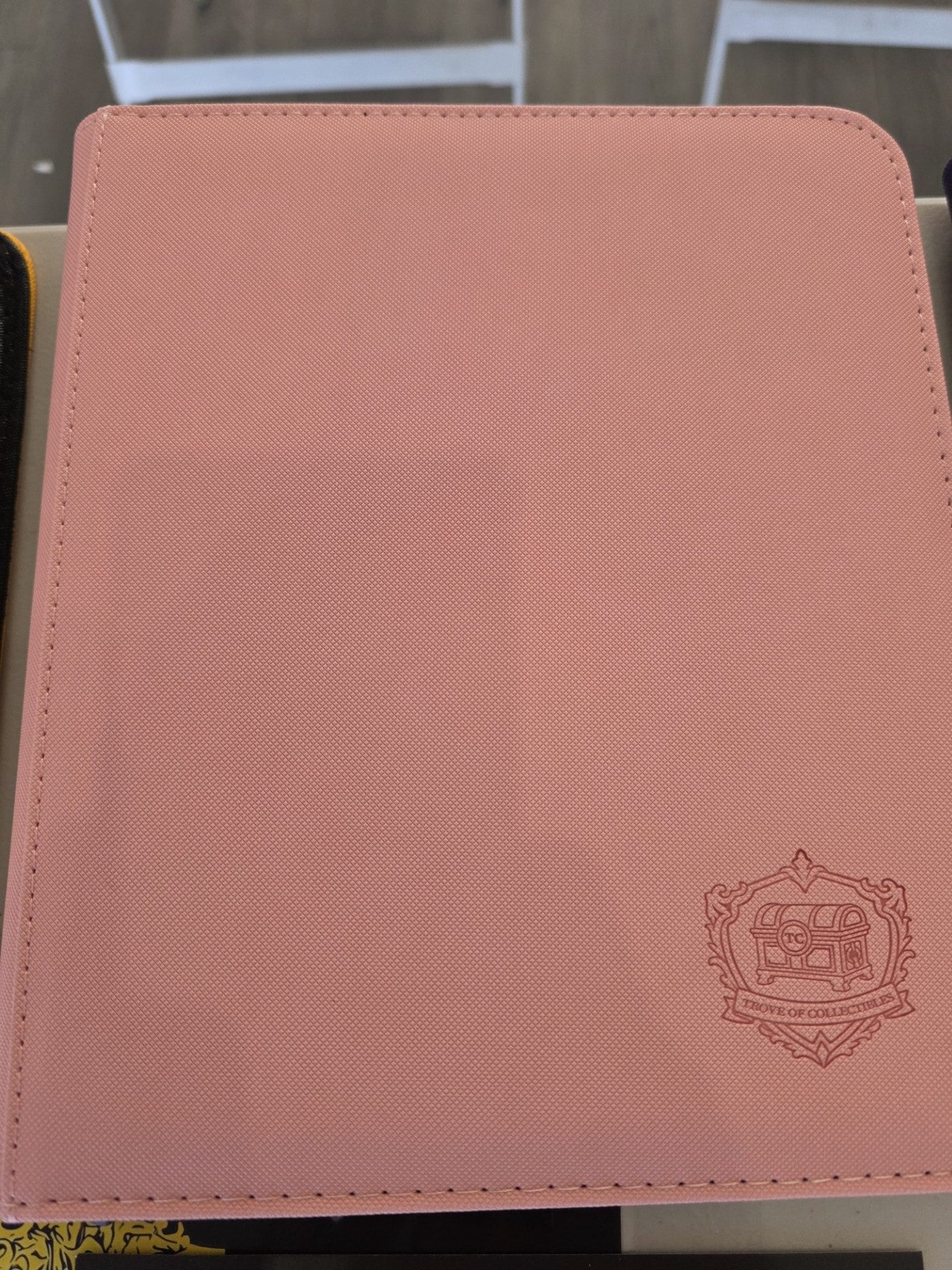 Image of TroveOfCollectible 4 Pocket Toploader Binder Pink