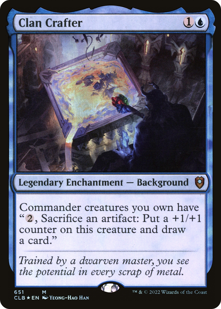 Image of Clan Crafter (CLB-651) - Commander Legends: Battle for Baldur's Gate Foil