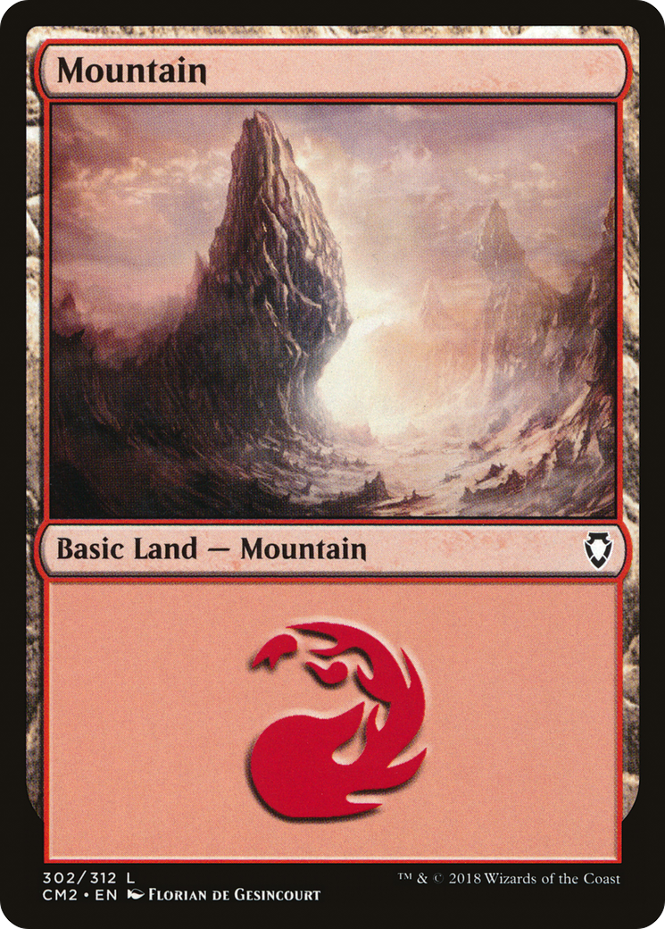 Image of Mountain (302) (CM2-302) - Commander Anthology Volume II