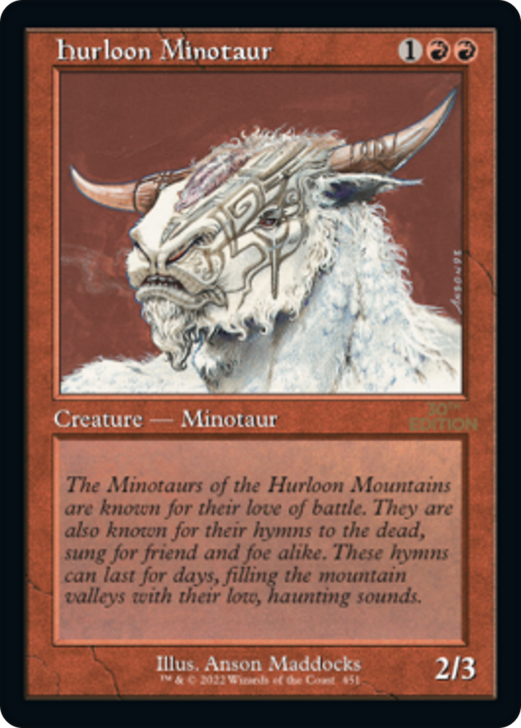 Image of Hurloon Minotaur (Retro Frame) (30A-451) - 30th Anniversary Edition