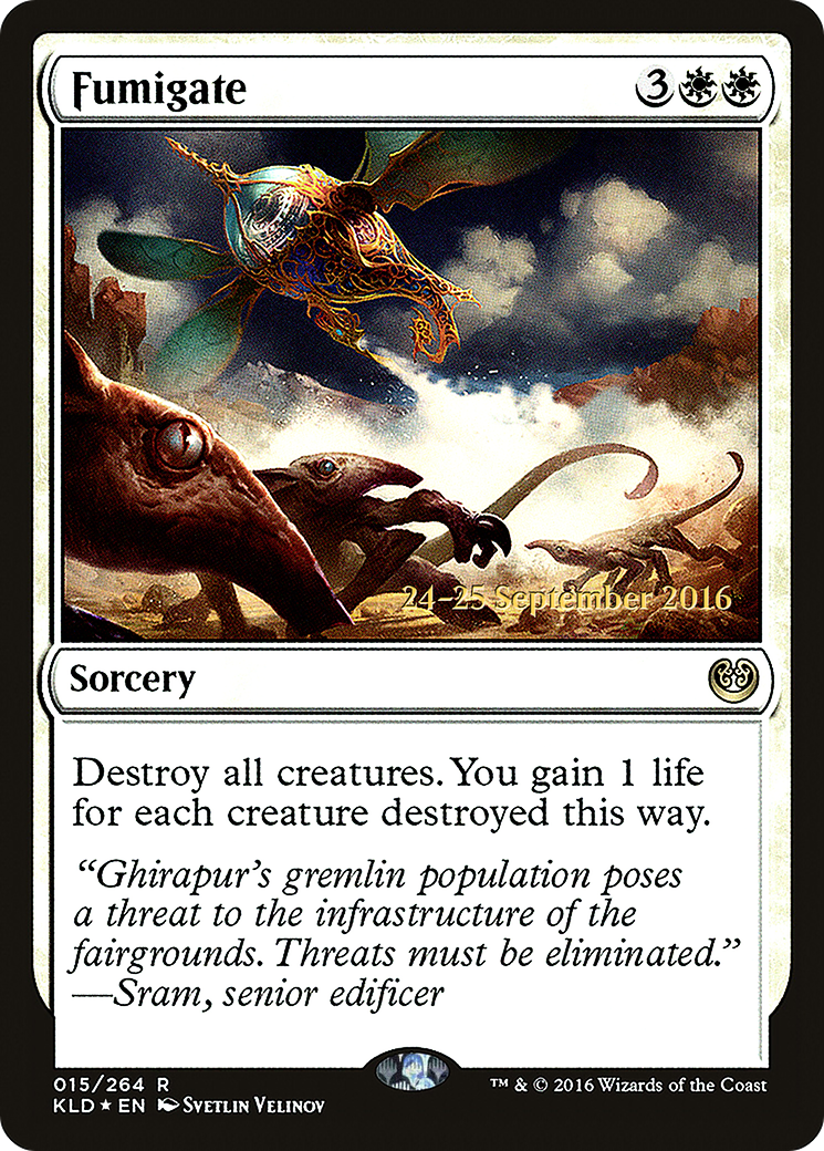 Image of Fumigate (PRE-015) - Kaladesh Promos Foil