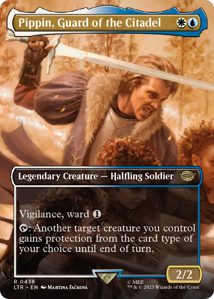 Image of Pippin, Guard of the Citadel (Borderless) (LTR-438) - The Lord of the Rings: Tales of Middle-earth (Borderless) Foil