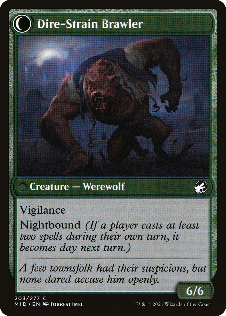 Image of Tireless Hauler (MID-203) - Innistrad: Midnight Hunt: (Double Faced Transform) Foil