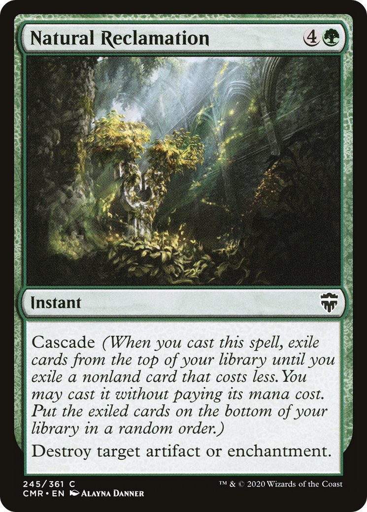 Image of Natural Reclamation (CMR-245) - Commander Legends