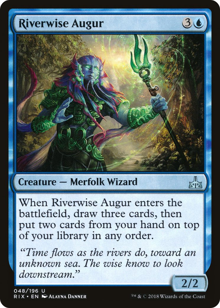 Image of Riverwise Augur (RIX-048) - Rivals of Ixalan Foil