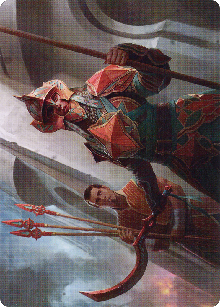 Image of Siege Veteran // Siege Veteran (ABRO-003) - The Brothers' War Art Series (Borderless)