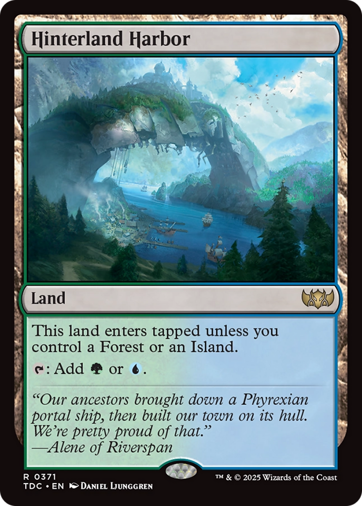 Image of Hinterland Harbor (TDC-371) - Commander: Tarkir: Dragonstorm