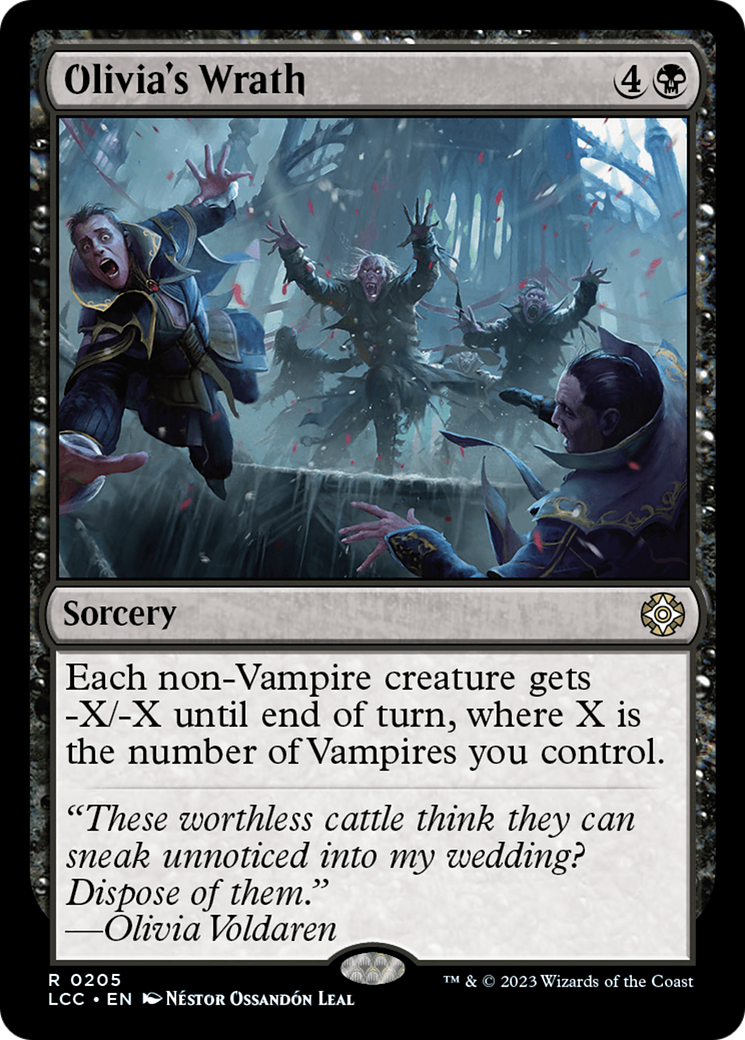 Image of Olivia's Wrath (LCC-205) - The Lost Caverns of Ixalan Commander