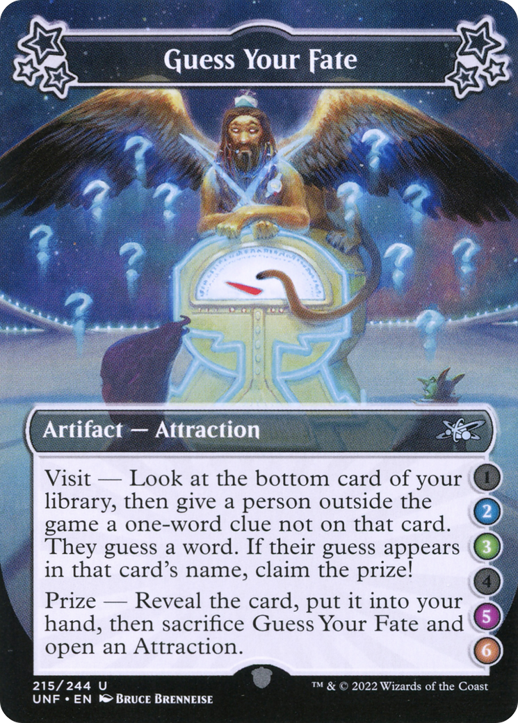 Image of Guess Your Fate (2-3-5-6) (UNF-215) - Unfinity Foil