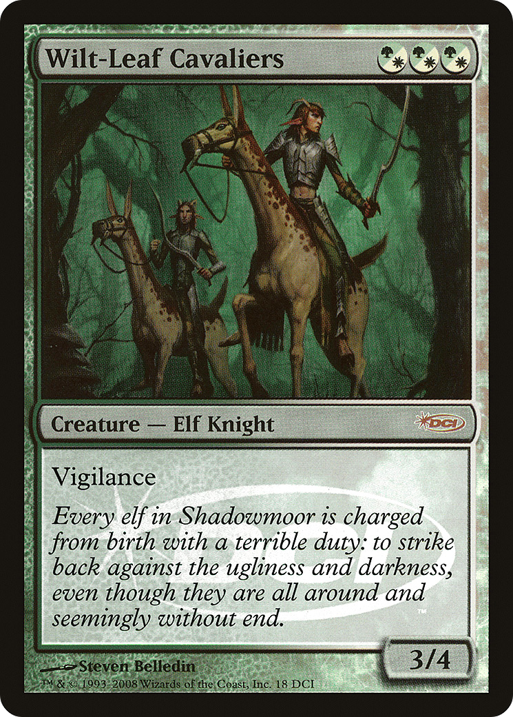 Image of Wilt-Leaf Cavaliers (WPN-018) - DCI Promos Foil