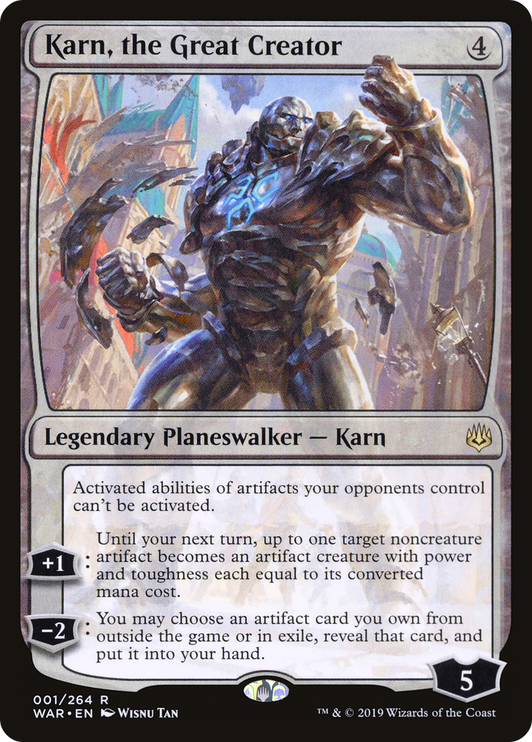 Image of Karn, the Great Creator (WAR-001) - War of the Spark