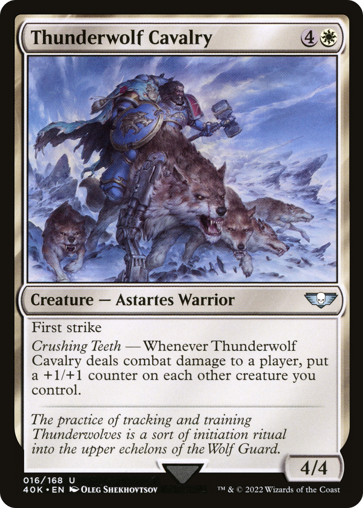 Image of Thunderwolf Cavalry (40K-016) - Warhammer 40,000 Commander