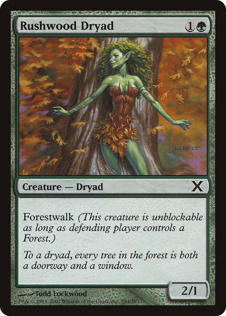 Image of Rushwood Dryad (10E-294) - Tenth Edition