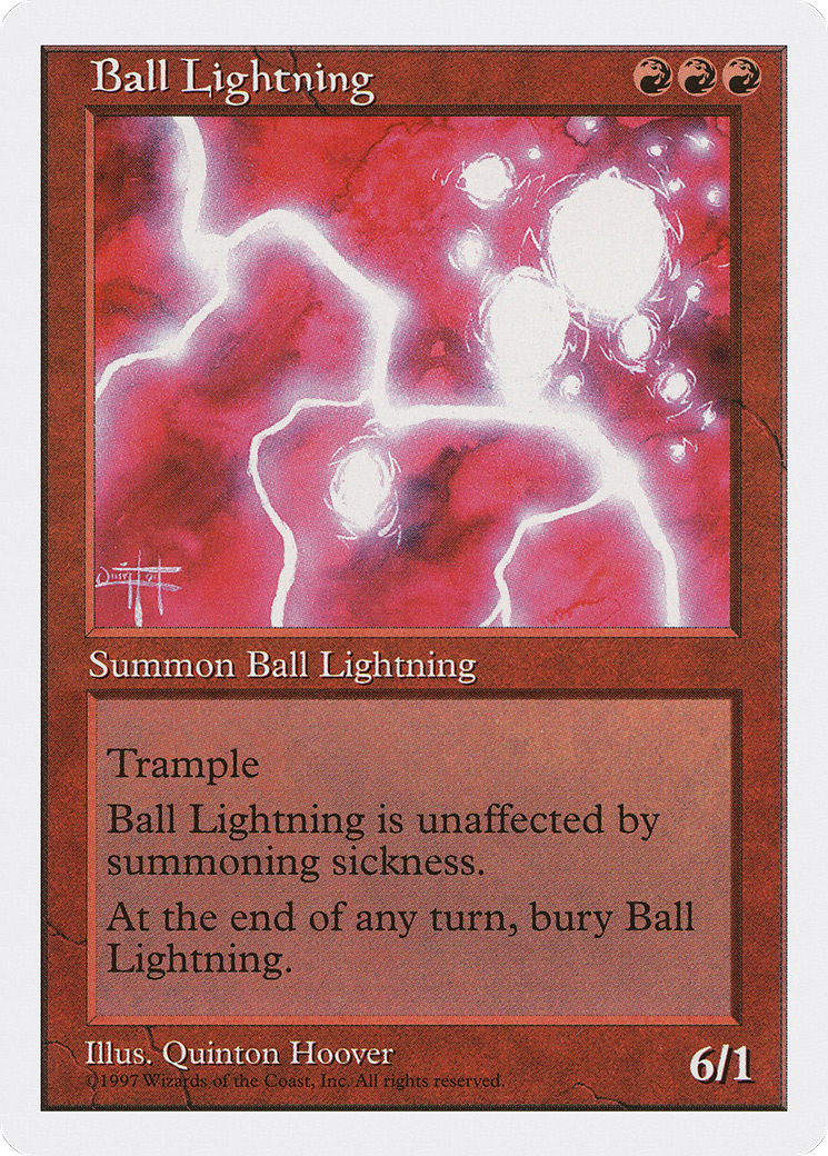Image of Ball Lightning (5ED-) - Fifth Edition
