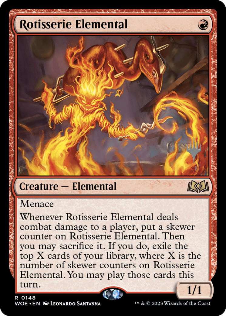 Image of Rotisserie Elemental (PPWOE-148) - Wilds of Eldraine Promos