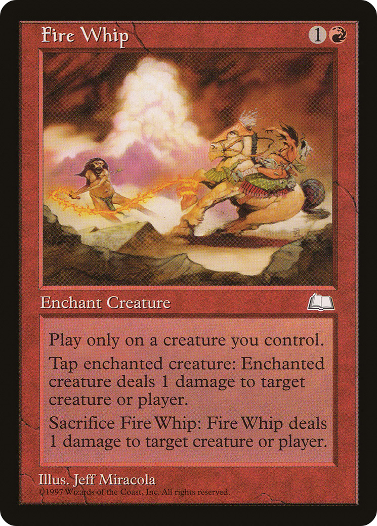 Image of Fire Whip (WTH-) - Weatherlight