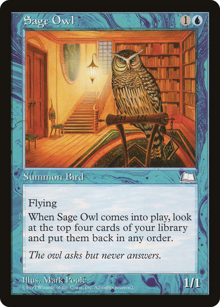 Image of Sage Owl (WTH-) - Weatherlight