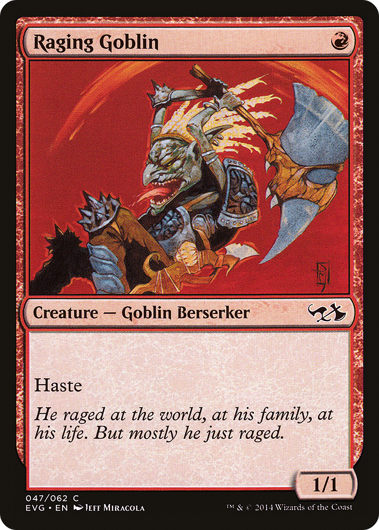 Image of Raging Goblin (DD3-047) - Duel Decks Anthology: Elves vs. Goblins