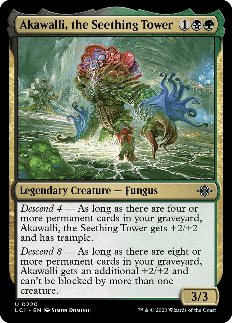 Image of Akawalli, the Seething Tower (LCI-220) - The Lost Caverns of Ixalan Foil