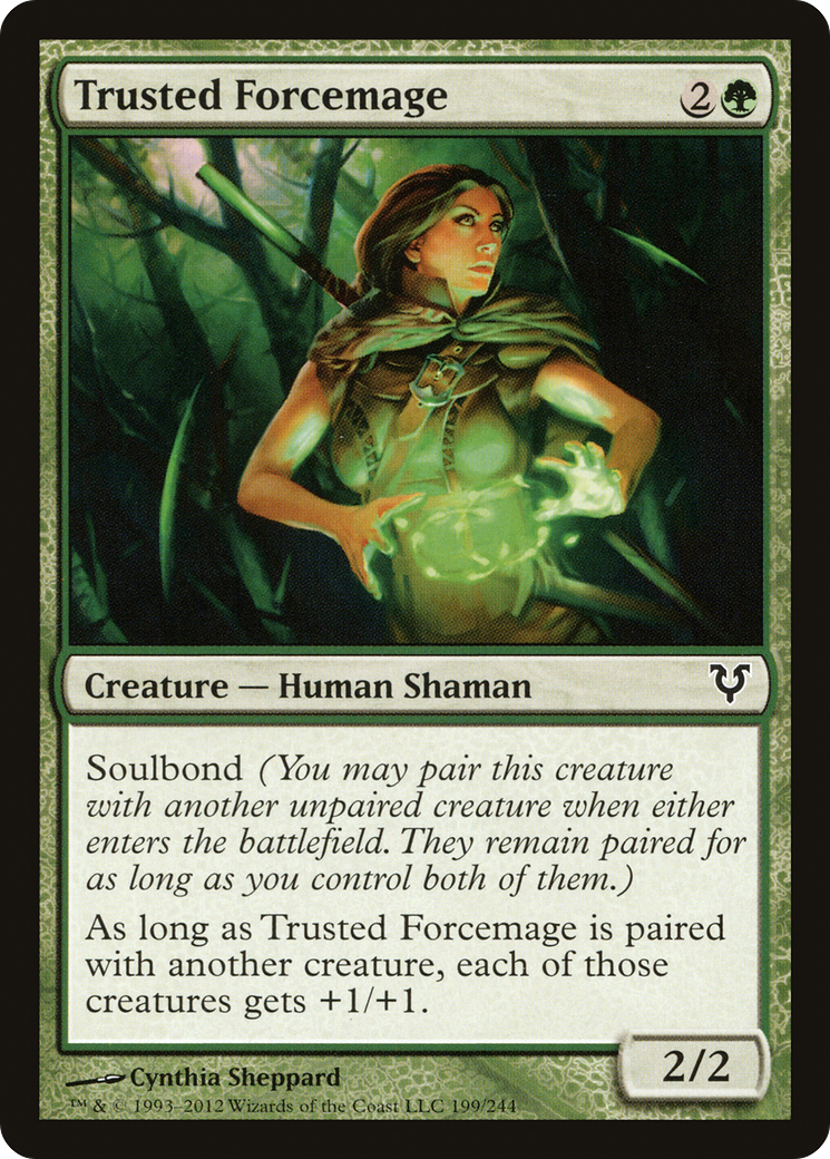 Image of Trusted Forcemage (AVR-199) - Avacyn Restored Foil