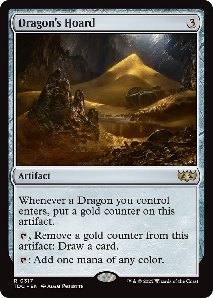 Image of Dragon's Hoard (TDC-317) - Commander: Tarkir: Dragonstorm