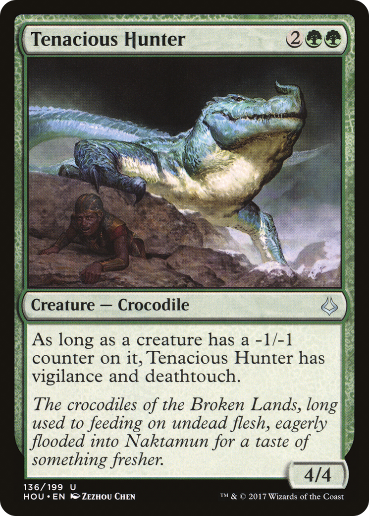 Image of Tenacious Hunter (HOU-136) - Hour of Devastation Foil