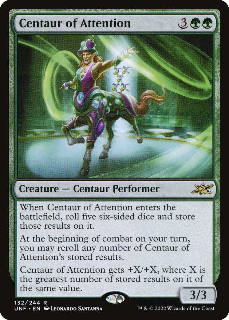 Image of Centaur of Attention (UNF-132) - Unfinity Foil