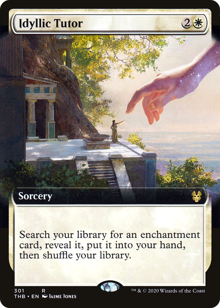 Image of Idyllic Tutor (Extended Art) (THB-301) - Theros Beyond Death: (Extended Art) Foil