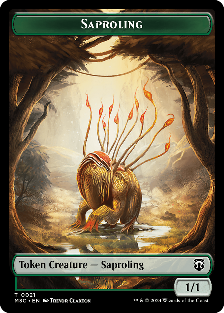 Image of Saproling (TM3C-021) - Modern Horizons 3 Commander Tokens Foil