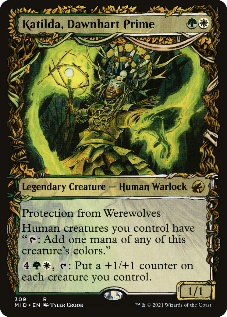 Image of Katilda, Dawnhart Prime (Showcase) (MID-309) - Innistrad: Midnight Hunt: (Showcase)