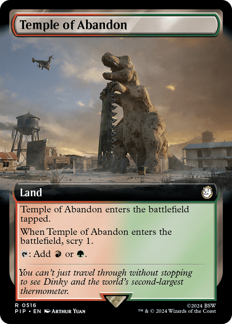 Image of Temple of Abandon (Extended Art) (PIP-516) - Fallout: (Extended Art) Foil