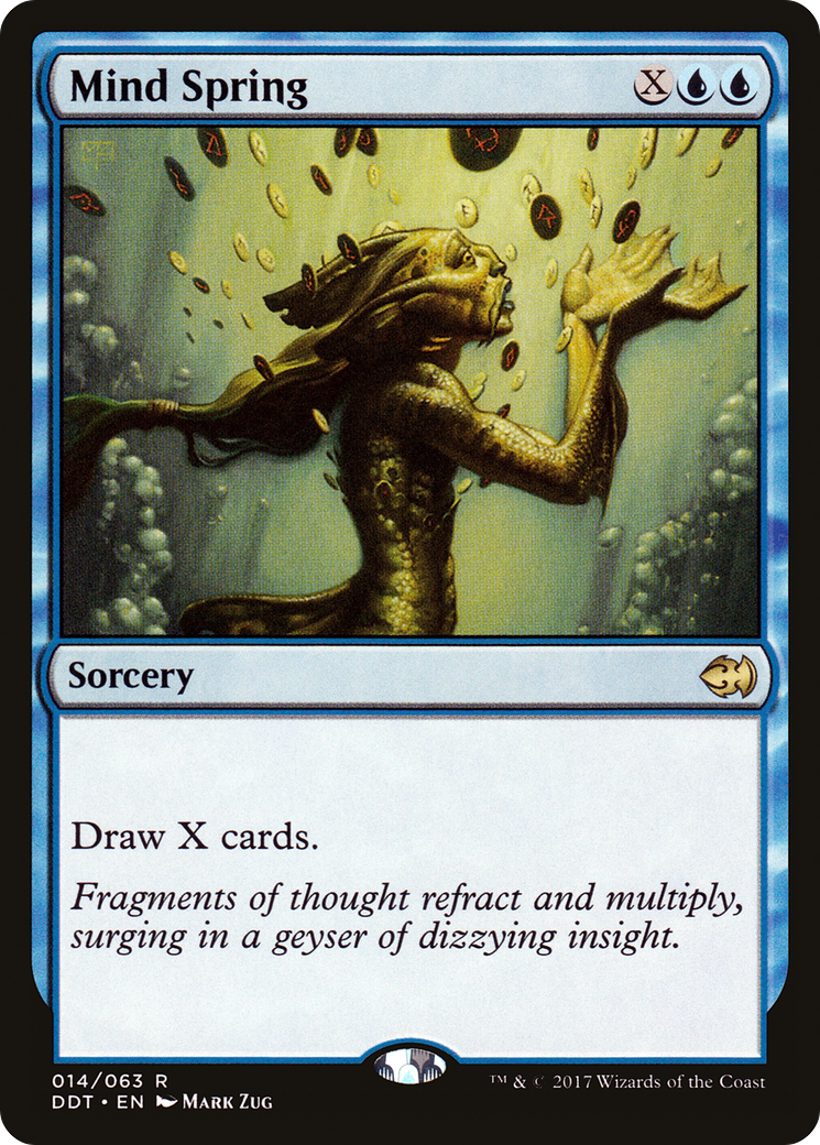 Image of Mind Spring (DDT-014) - Duel Decks: Merfolk vs. Goblins