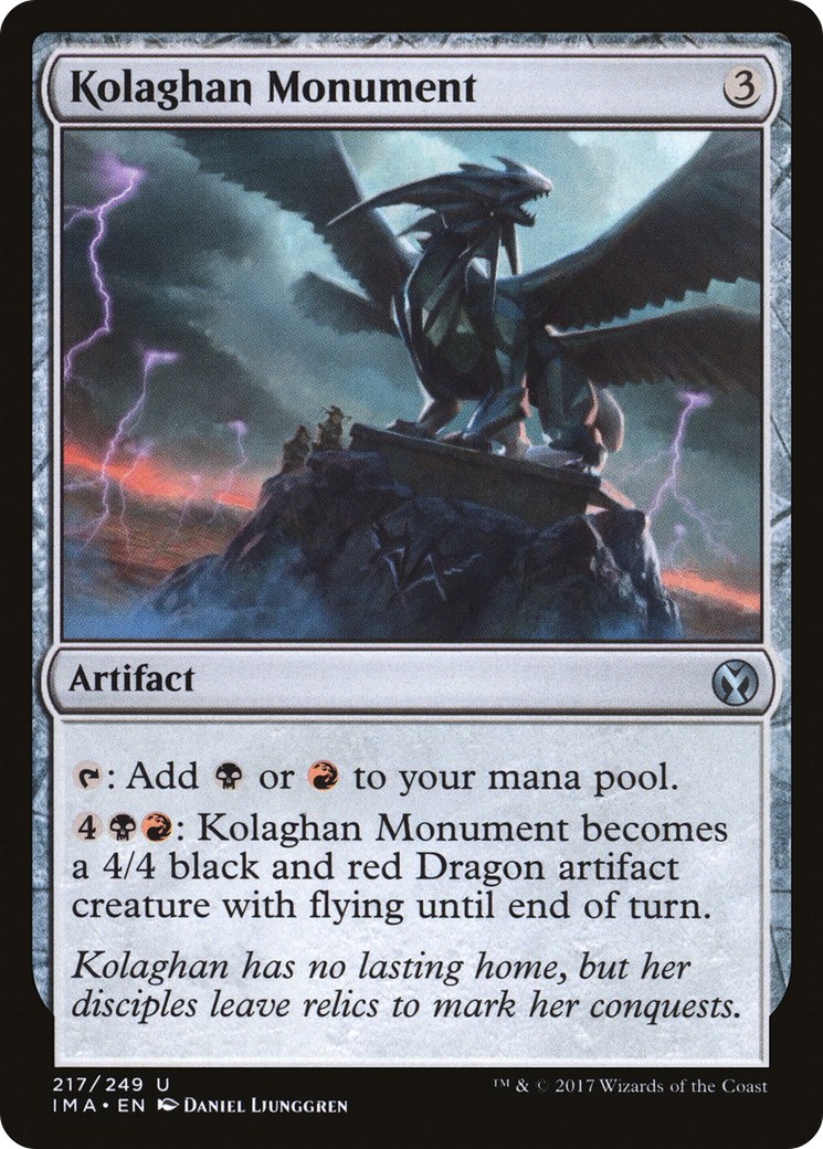 Image of Kolaghan Monument (IMA-217) - Iconic Masters Foil