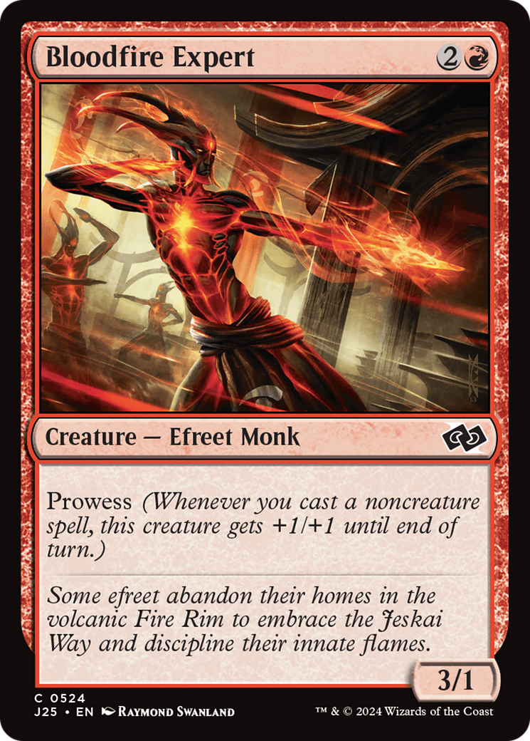 Image of Bloodfire Expert (J25-524) - Foundations Jumpstart