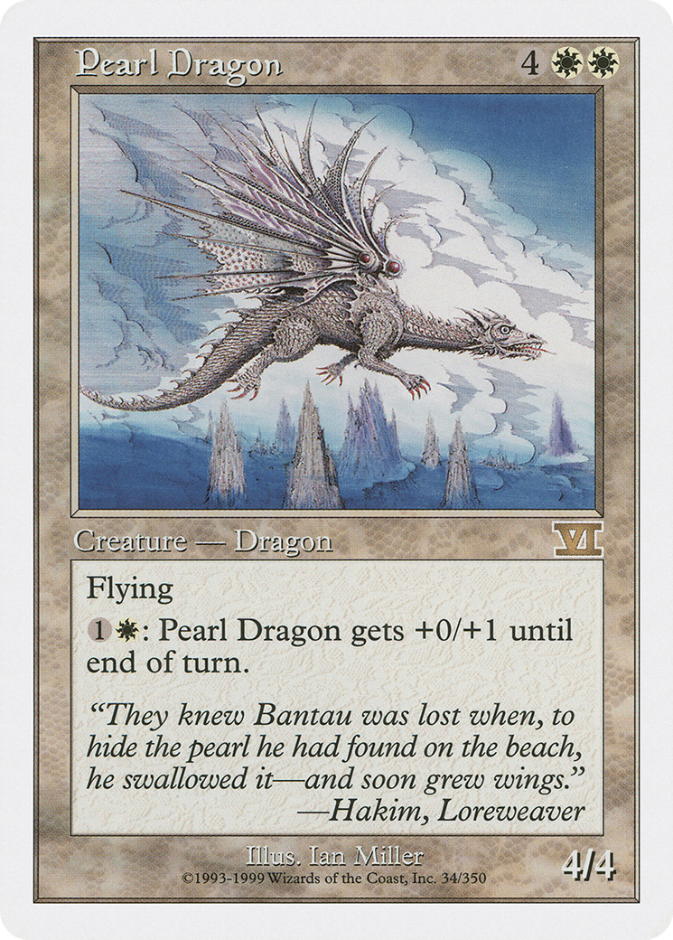 Image of Pearl Dragon (6ED-034) - Classic Sixth Edition