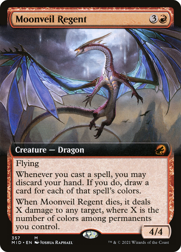 Image of Moonveil Regent (Extended Art) (MID-357) - Innistrad: Midnight Hunt: (Extended Art) Foil