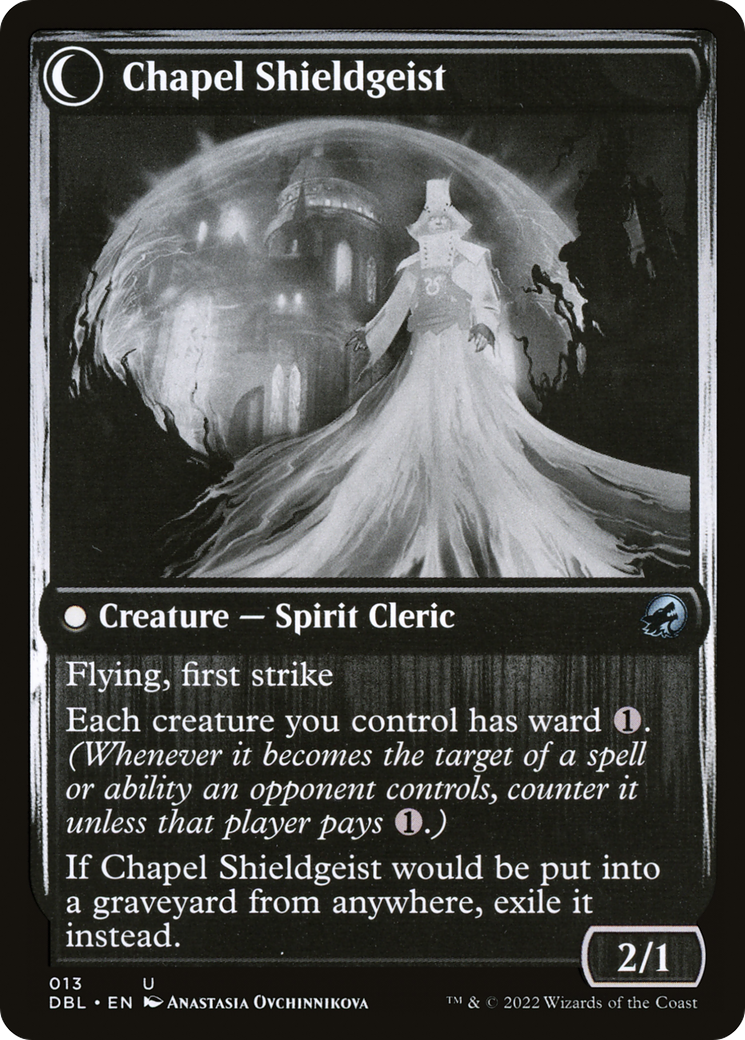 Image of Chaplain of Alms (DBL-013) - Innistrad: Double Feature: (Double Faced Transform)