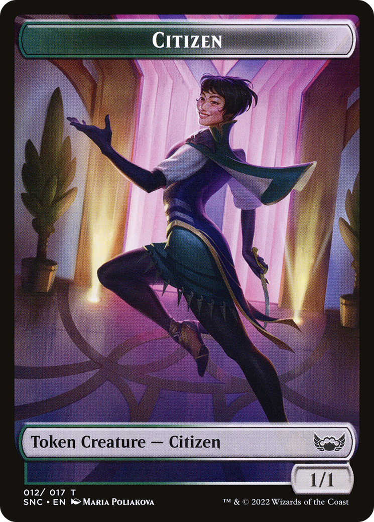 Image of Citizen (TSNC-012) - Streets of New Capenna Tokens Foil