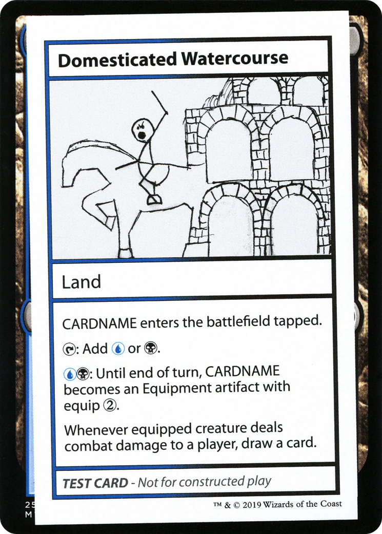 Image of Domesticated Watercourse (No PW Symbol) (CMB1-) - Mystery Booster Playtest Cards 2021