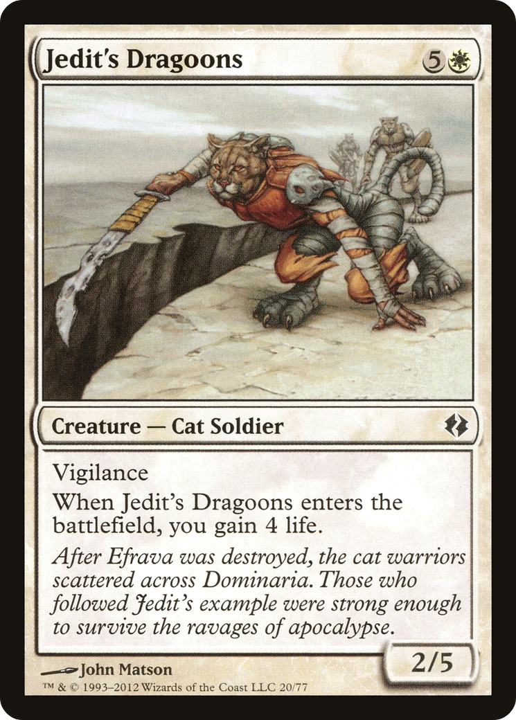 Image of Jedit's Dragoons (DDI-020) - Duel Decks: Venser vs. Koth
