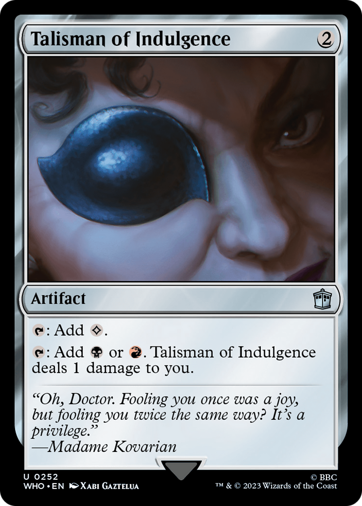 Image of Talisman of Indulgence (WHO-252) - Doctor Who