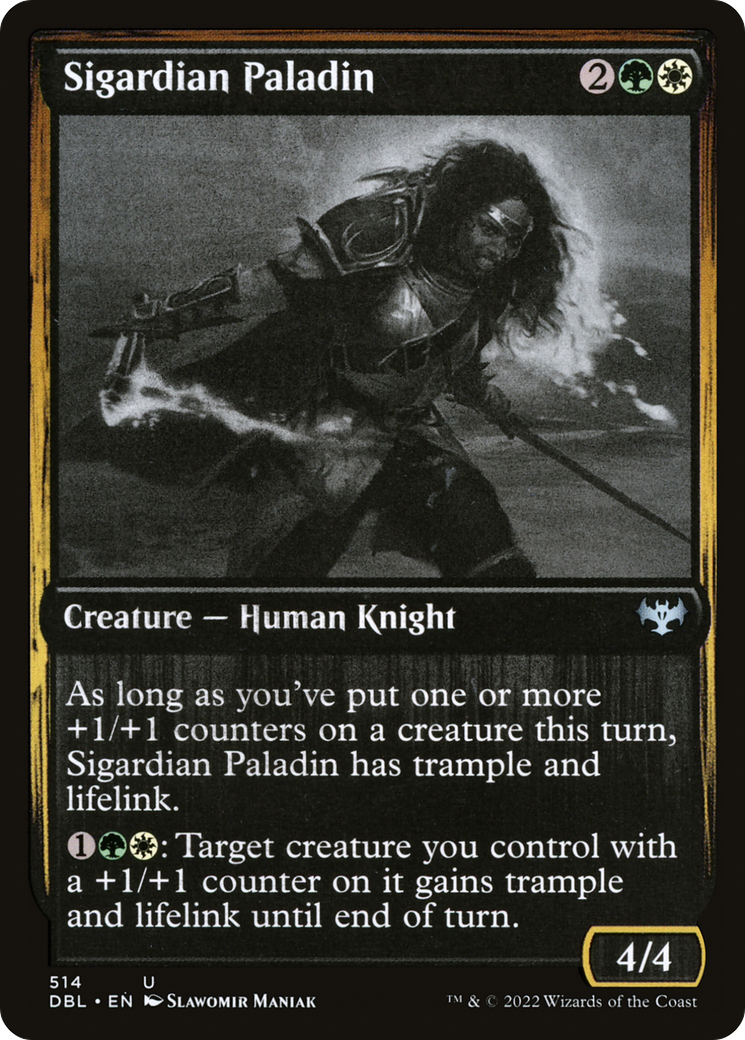 Image of Sigardian Paladin (DBL-514) - Innistrad: Double Feature