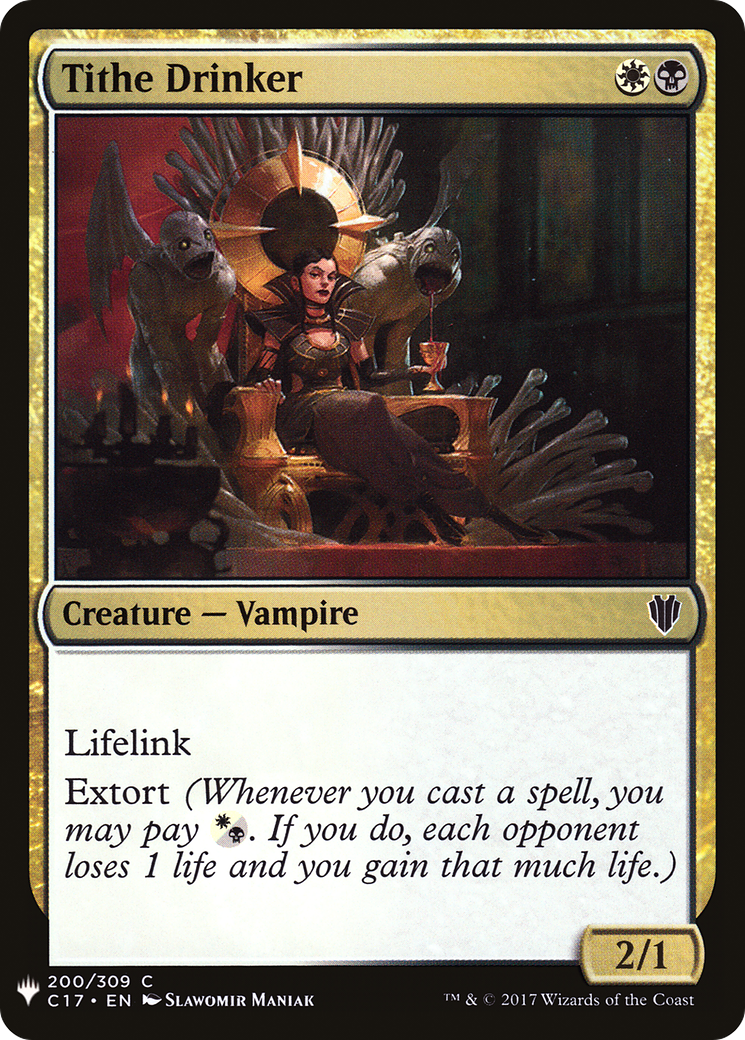 Image of Tithe Drinker (LIST-200) - The List